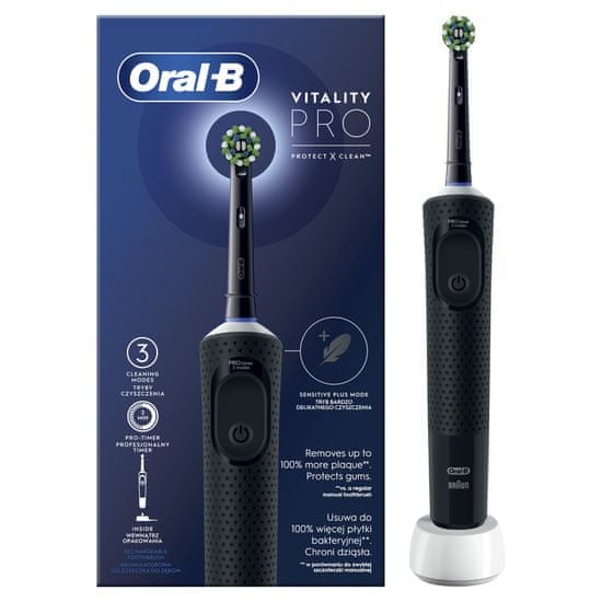 Oral-B elektrický zubní kartáček Vitality Pro Černý