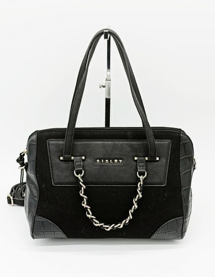 Sisley handbag Ghia – black nejlevnější