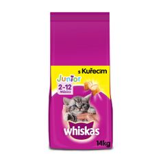 Whiskas granule s kuřecím pro koťata 14 kg