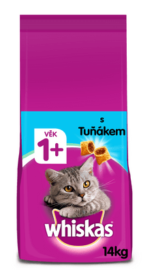 Whiskas granule tuňák pro dospělé kočky 14kg