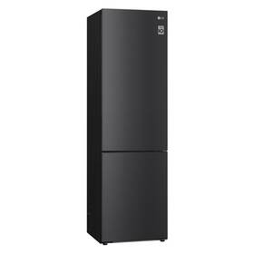 Chladnička s mrazničkou LG GBP62MCNAC černá barva