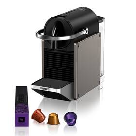 Espresso Krups Nespresso Pixie XN306T10 titanium