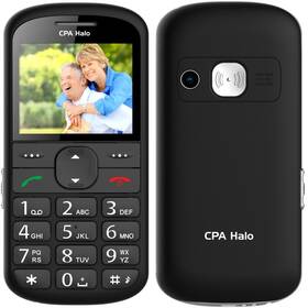 Mobilní telefon CPA Halo 21 Senior černá barva VÝPRODEJ