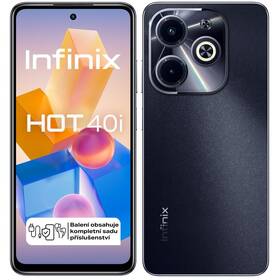 Mobilní telefon Infinix Hot 40i 4 GB / 128 GB černá barva