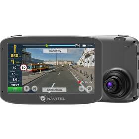 Navigační systém GPS NAVITEL RE 5 Dual Lifetime, s kamerou černá barva