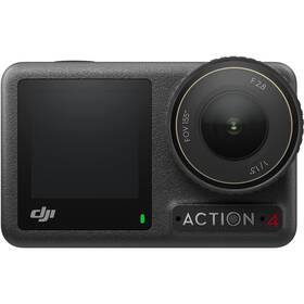 Outdoorová kamera DJI Osmo Action 4 Adventure Combo šedá barva kamery na natáčení