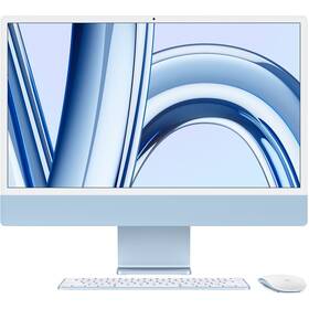 Počítač All In One Apple iMac 24" M3 8-CPU 10-GPU, 256GB - Blue CZ SLEVA