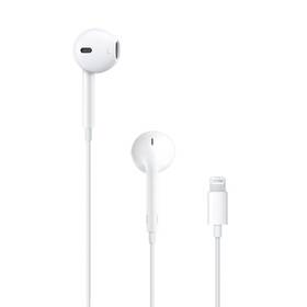 Sluchátka Apple EarPods Lightning bílá barva