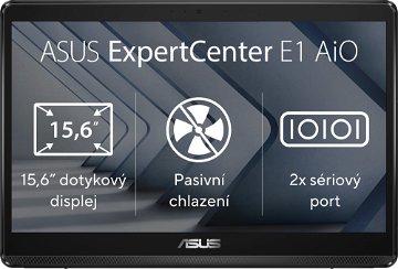ASUS ExpertCenter E1 E1600WKAT-BD036M Black dotykový Počítač LEVNĚ
