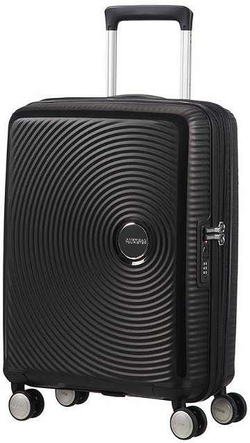 American Tourister Soundbox Spinner 55 EXP Bass Black