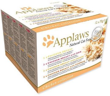 Applaws konzerva Cat multipack kuřecí výběr 12 × 70 g