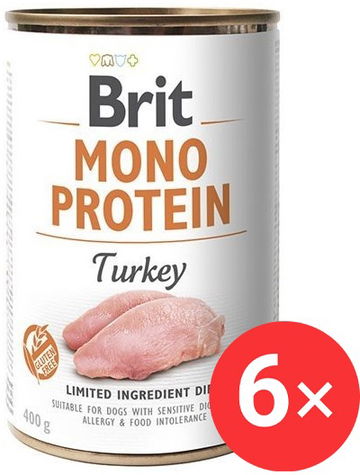 Brit Mono Protein Turkey 6 × 400 g