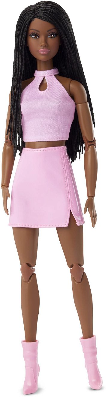 Barbie Looks S copánky v růžovém outfitu