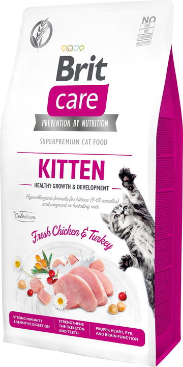 Brit Care Cat Grain-Free Kitten Healthy Growth & Development, 7 kg