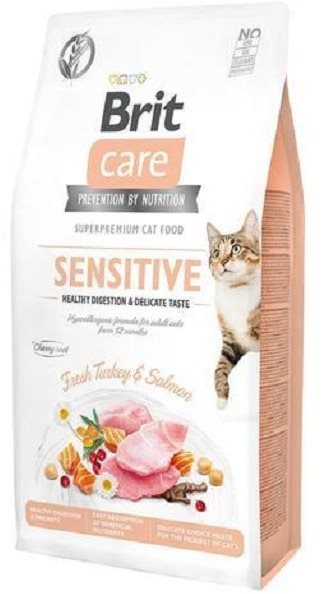 Brit Care Cat Grain-Free Sensitive Healthy Digestion & Delicate Taste, 7 kg