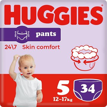 HUGGIES Pants Jumbo vel. 5 (34 ks)