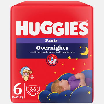 HUGGIES Overnights Pants vel. 6 (22 ks)