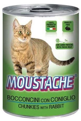 Moustache Cat Chunks králík 415g