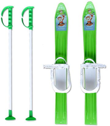 Master Baby Ski 60 cm, dětské plastové lyže zelené