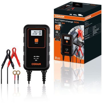 OSRAM Chytrá 6A nabíječka baterií 6V, 12V