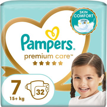 PAMPERS Premium Care Vel. 7 (32 ks)