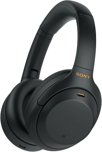 Sony Hi-Res WH-1000XM4, černá