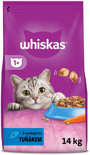 Whiskas granule tuňák pro dospělé kočky 14 kg