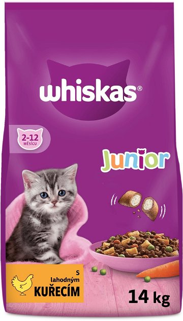 Whiskas granule kuřecí pro koťata 14 kg