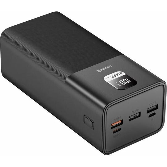 Powerbanka Swissten 40 000 mAh, 65/100W USB-C, černá