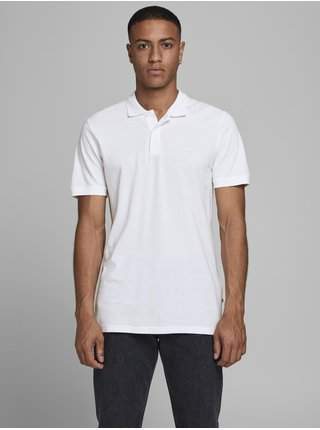 Bílé polo tričko Jack & Jones