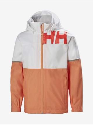 Bílo-meruňková holčičí lehká bunda HELLY HANSEN