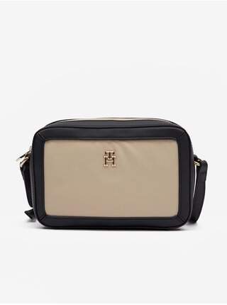 Černo-béžová dámská crossbody kabelka Tommy Hilfiger TH Essentials S Crossover CB