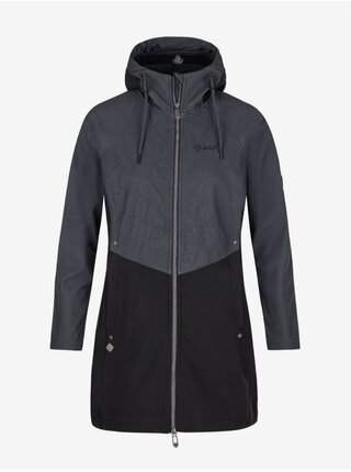 Černo-šedý dámský softshellový kabát Kilpi LASIKA-W LEVNĚ