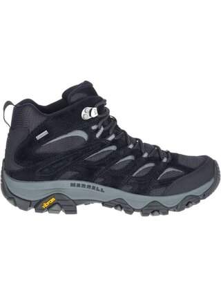 Černé pánské kotníkové outdoorové tenisky MERRELL Moab 3 Mid GTX