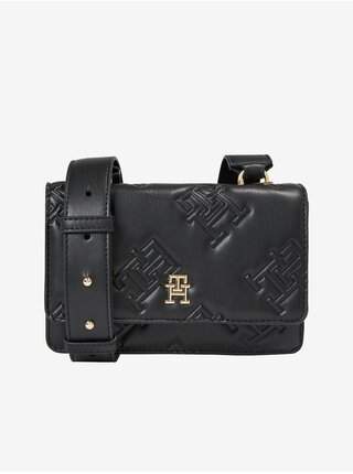 Černá dámská crossbody kabelka Tommy Hilfiger Refined Crossover Mono