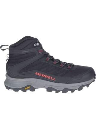 Černé pánské kotníkové outdoorové tenisky MERRELL Moab Speed MID WP Spike