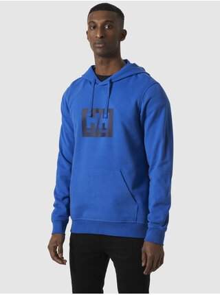 Modrá pánská mikina s kapucí HELLY HANSEN HH Box Hoodie Helly