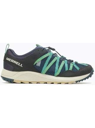 Modré pánské outdoorové tenisky MERRELL Wildwood Aerosport AKCE