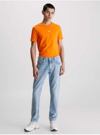 Oranžové pánské tričko Calvin Klein Jeans