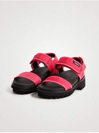 Růžové dámské sandály Desigual Track Sandal VÝPRODEJ