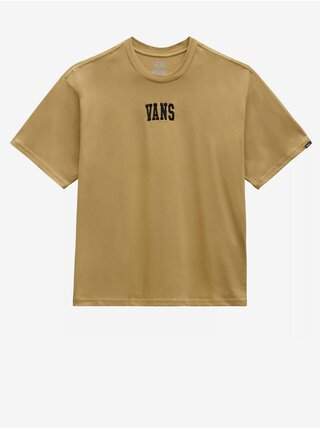 Světle hnědé pánské tričko VANS Arched Mid