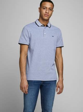 Světle modré polo tričko Jack & Jones Paulos