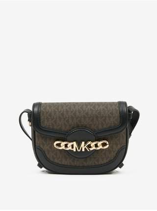 Tmavě hnědá crossbody kabelka Michael Kors Hally