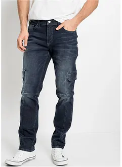 Strečové cargo džíny Slim Fit, Straight