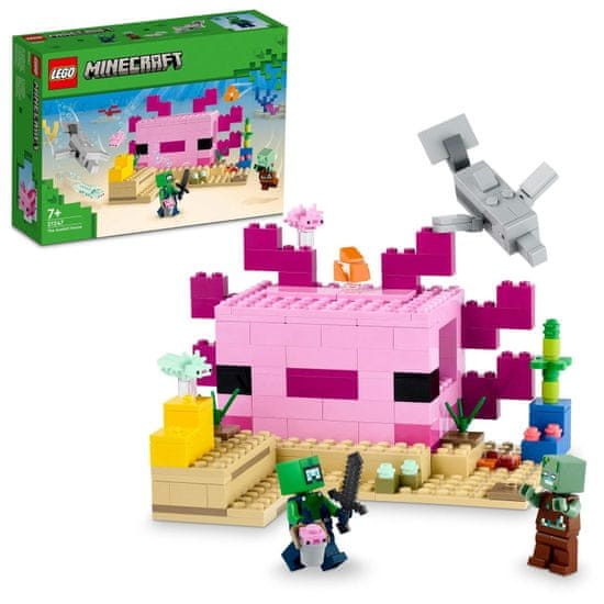 LEGO Minecraft 21247 Domček axolotlov