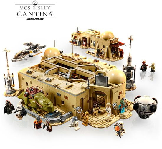 LEGO Star Wars™ 75290 Kantína Mos Eisley™ - rozbalené