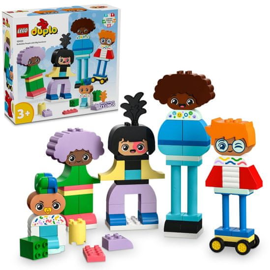 LEGO DUPLO 10423 Zostaviteľní ľudia s veľkými emóciami najlacnejšie