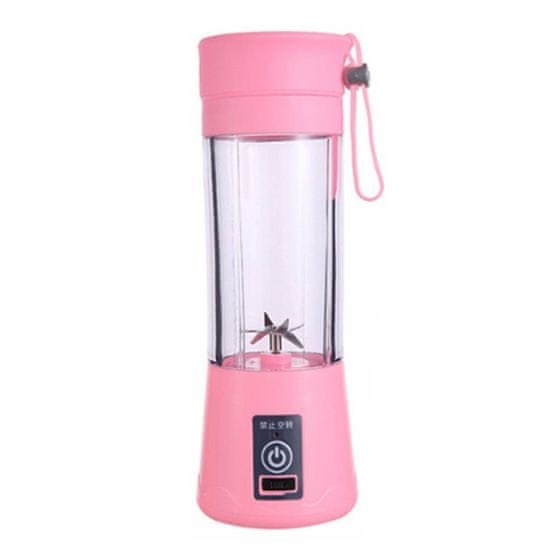 Prenosný USB smoothie maker - ružová DO 300 EUR