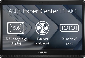 ASUS ExpertCenter E1 Black dotykový