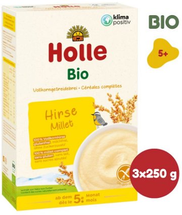 HOLLE BIO Prosová kaša 3 ks